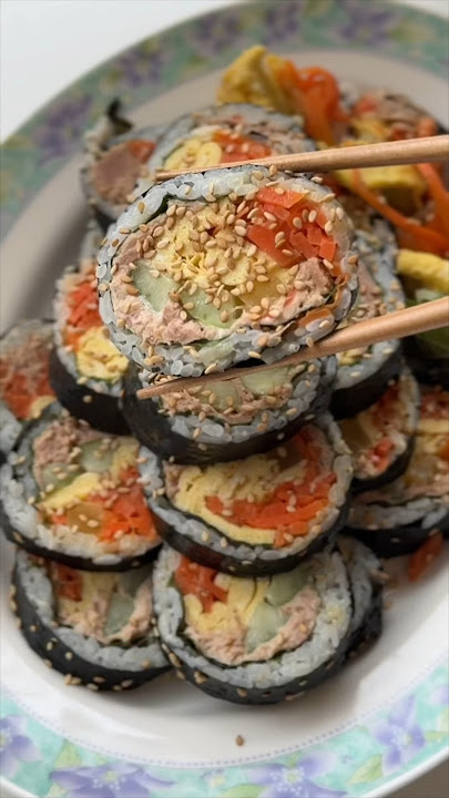 Tuna Kimbap Recipe #koreanfood #kimbap
