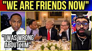 Stephen A. Smith Gets EMOTIONAL After Trump EMBRACES him During Dinner...
