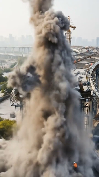 Bridge Collapse Caught on Camera! | Construction Disaster 2025