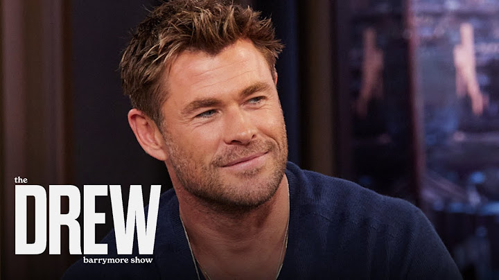 Chris Hemsworth Says Elsa Pataky Showed Up on Motorcycle on 1st Date | The Drew Barrymore Show