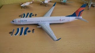 Delta B737 900 Papercraft @Hermercraft