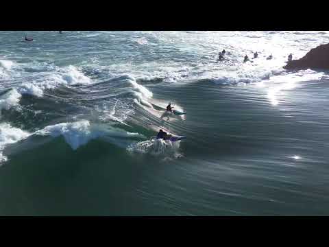 Surfing an Eclipse at The Falls Of Dafydd