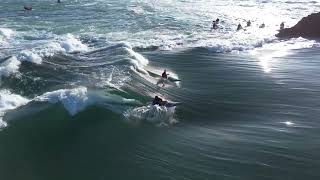 Surfing an Eclipse at The Falls Of Dafydd