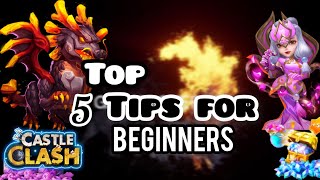 Top 5 Tips for every beginner who started recently | Castle Clash screenshot 2