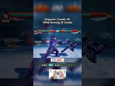 Dragunov Counter Hit WR+2 Combo 💨 #shorts #tekken7