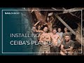 Installing ceibas planks  sailcargo inc 2023