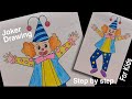 How To Draw Joker Joker Drawing For Kids Easy Step By Step Joker Drawing Gyaneshwari 