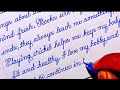 How to learn to write cursive handwriting | Best cursive writing in the world | Handwriting sudhar