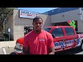 Adrian Frye former Texas Tech Defensive back at Hub City Body Shop. Wreck Em!