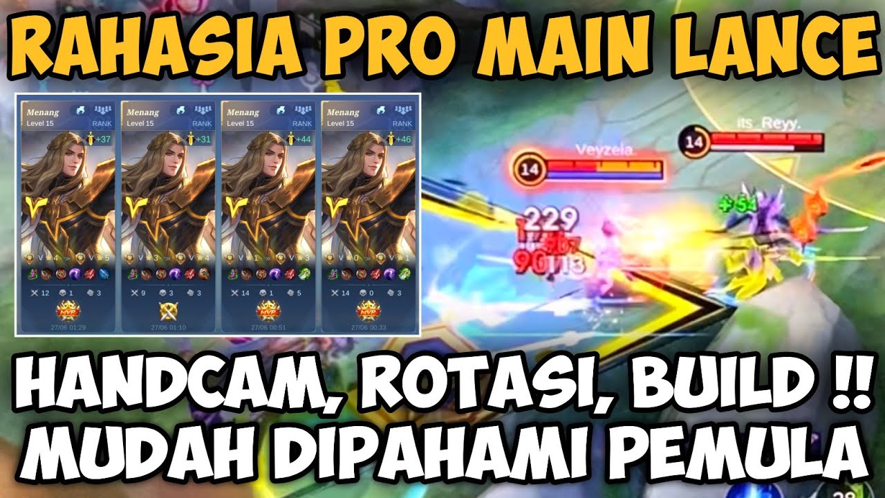 Tutorial Cara Main Lancelot Untuk Pemula || Handcam Mudah Dipahami