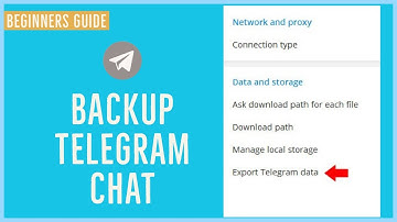 Telegram Tutorial 2021: How to Backup Telegram Chat & Messages?