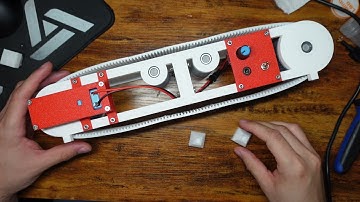 Fully 3D Printed Conveyor Belt WITH TPU BELT - printed on Bambu Lab X1 Carbon