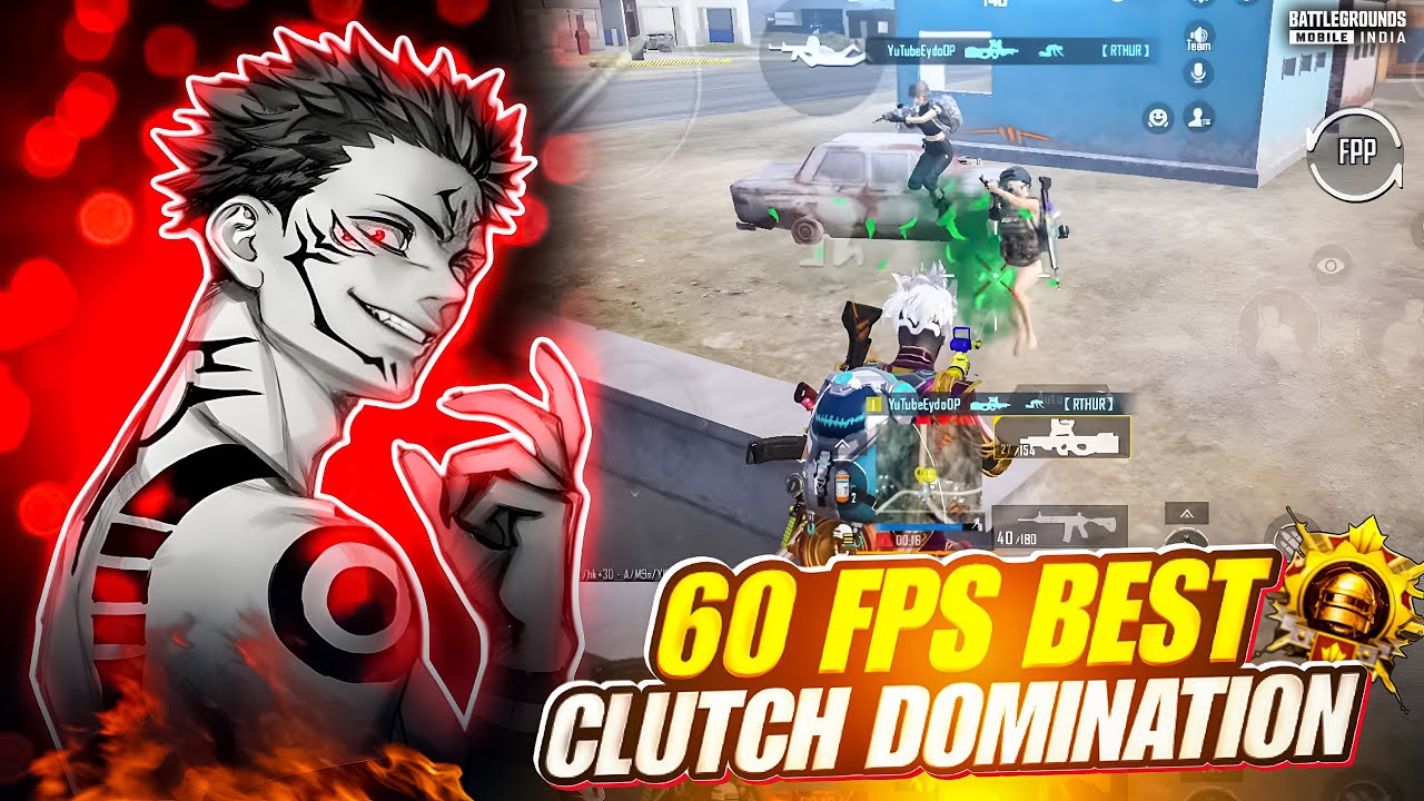 60 fps Best Clutches Domination 🔥| 5 finger claw gameplay | BGMI ...