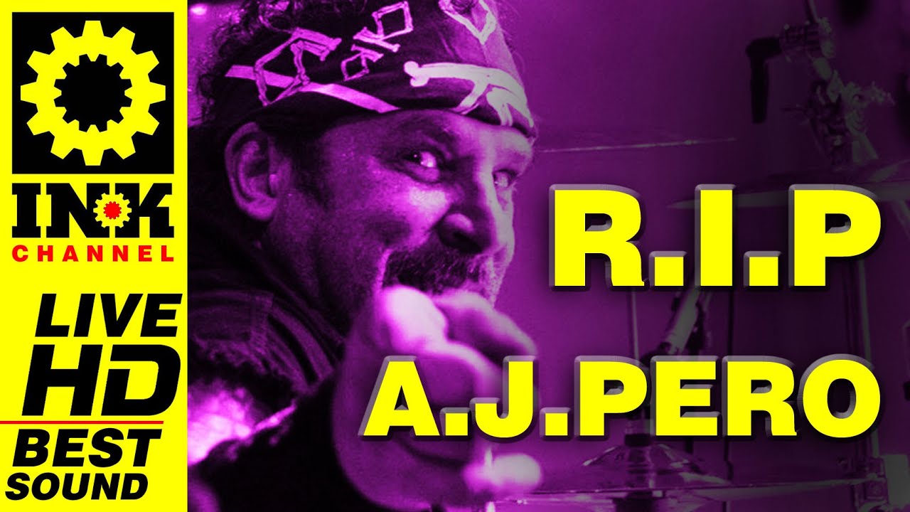 AJ PERO - RIP - DrumSolo w/ Twisted Sister in Greece