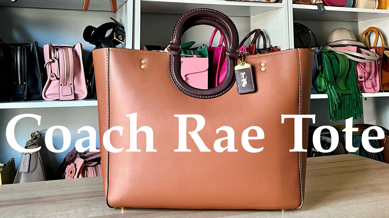 Coach Rae Colorblock Leather Tote Bag