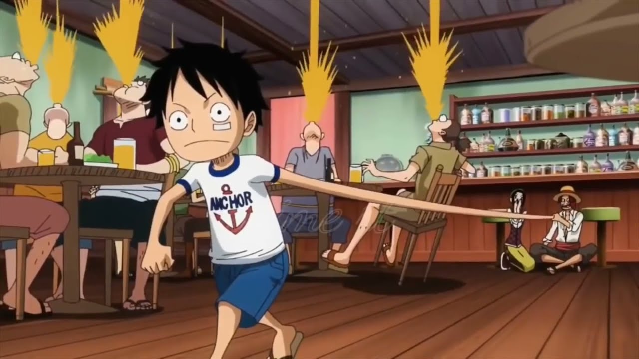 Monkey D Luffy Eat The Gomu Gomu Evil Fruit 1080p Youtube