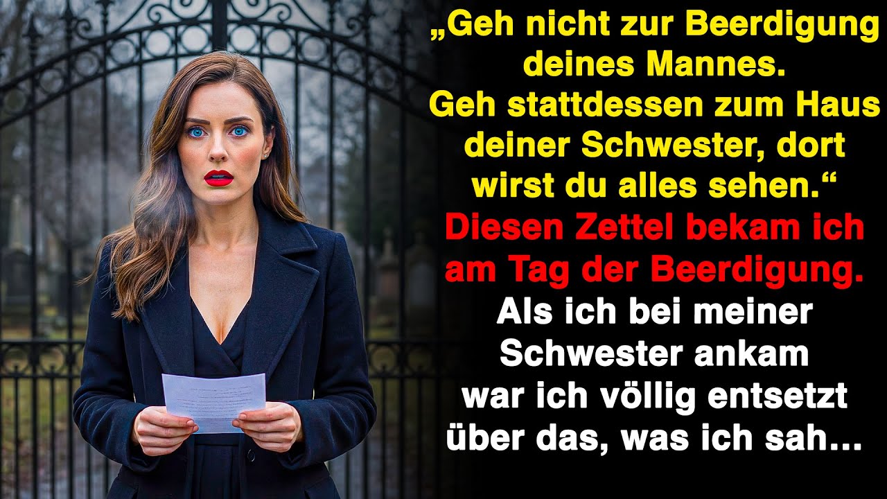 „Geh nicht zur Beerdigung.“ „Geh zu deiner Schwester.“ Ich tat es – und war geschockt!