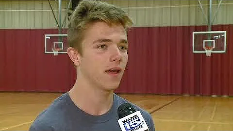 Wilson Whicker, Drake Kropf, Reece Gibson, and coa...