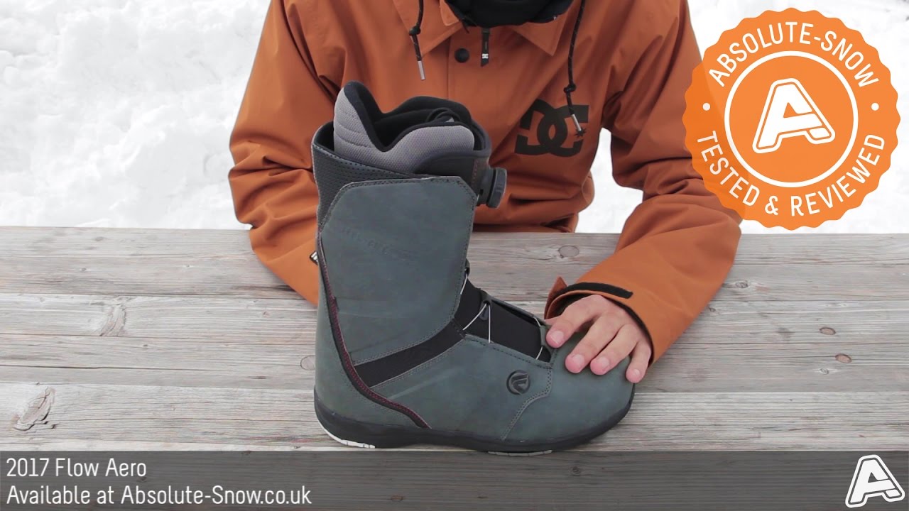 【送料込み】FLOW スノーボードブーツ　AERO COILER　エアロコイラー 2016 / 2017 | Flow Aero Snowboard Boots | Video Review - YouTube