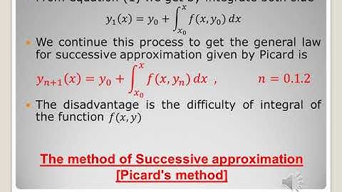 ENG Leture 9 Numerical Solution of D E With video voice