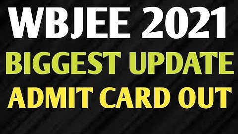 wbjee admit card 2021  | wbjee | wbjee 2021 |
