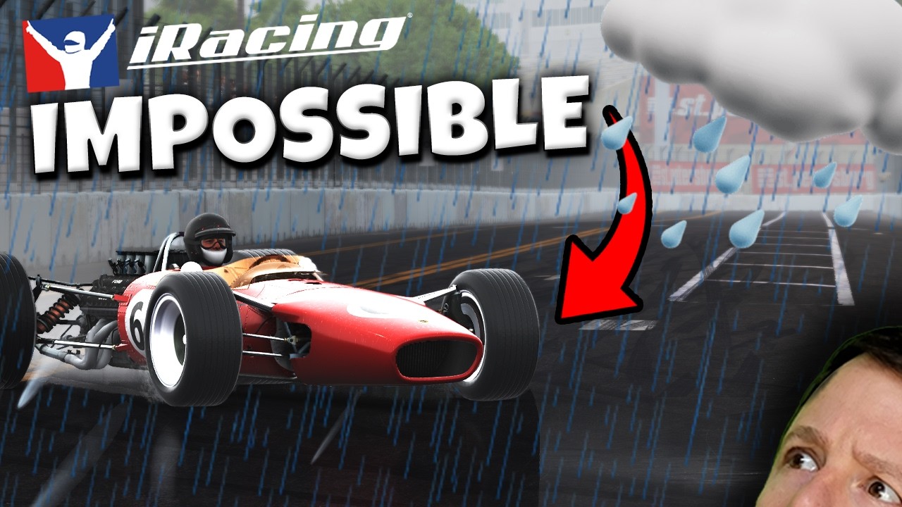iRacing НЕВОЗМОЖНО: Lotus 49 Санкт-Петербург ДОЖДЬ!
