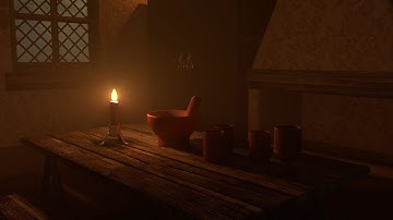 Autodesk Maya, Candle Flame and Light with Arnold render