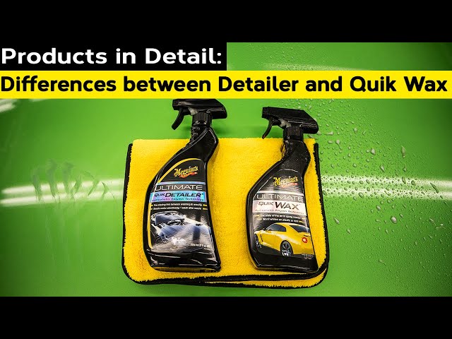 Meguiars Ultimate Quik Wax - New formula versus Old! 