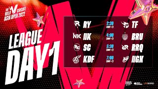 RY vs TF | NK vs BRU | SC vs RRQ | KDF vs NGX - WCAO 2022 | LEAGUE STAGE -  DAY 1 WEEK 1 screenshot 5