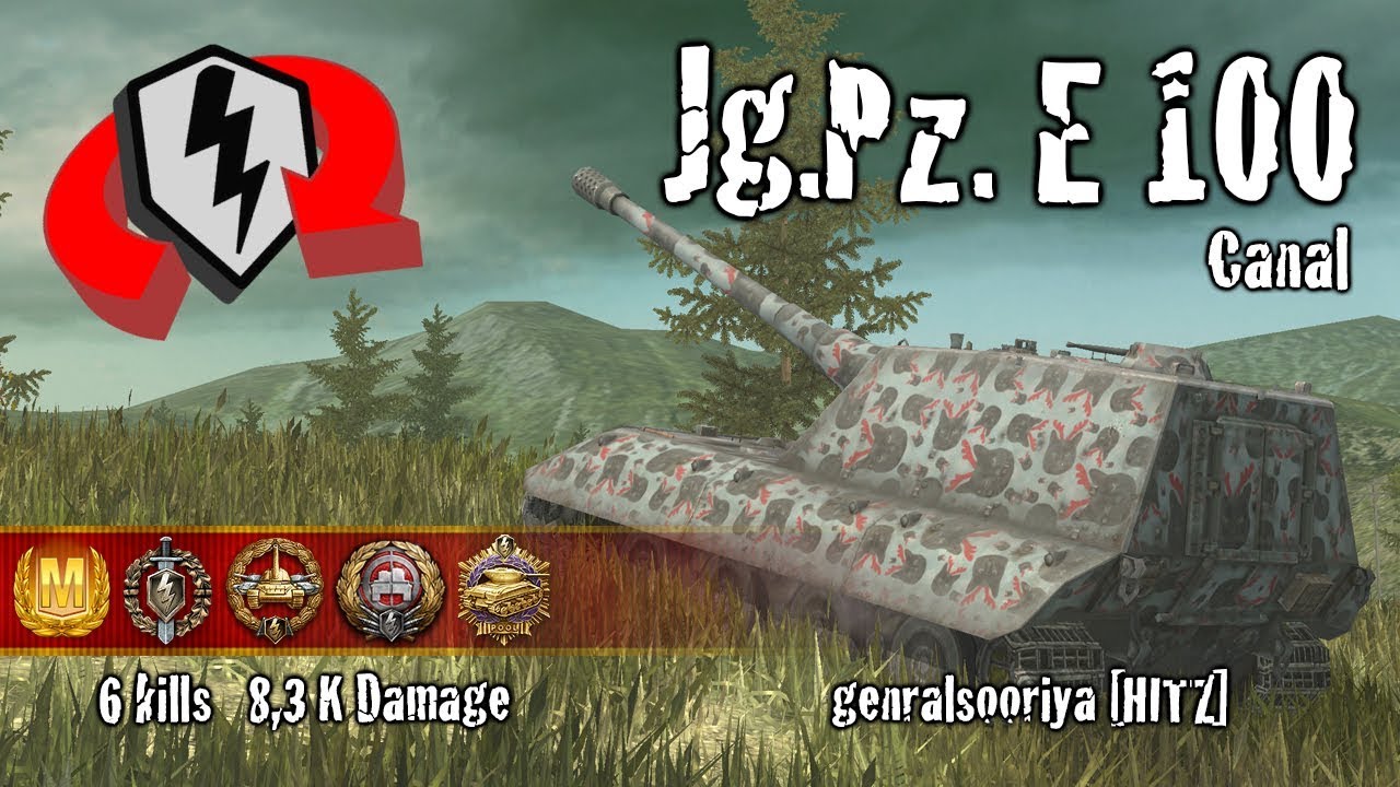 wotblitz bonus codes WoT Blitz Jg.Pz. E 100 - 6 Kills 8,3k Damage Replay