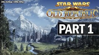 Star Wars: The Old Republic Walkthrough Part 1 Jedi - Let's Play PC Gameplay 1080p
