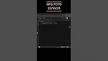 Nearly sorted | GFG POTD | 22/10/2025 #coding #gfg #potd #java #cpp