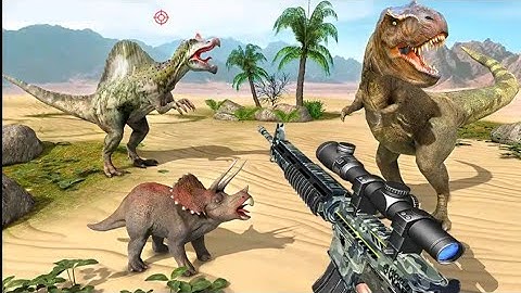 Dino Hunting Game 3D Offline Android Gameplay Walkthrough Part - 2