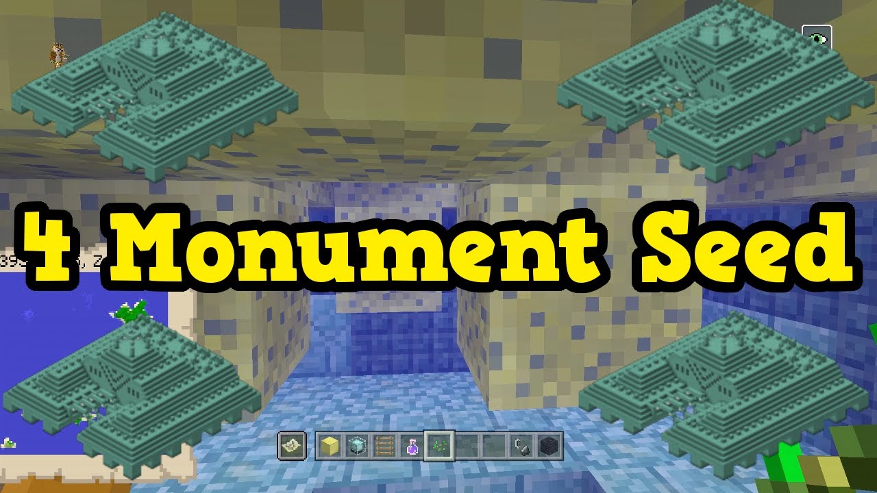 Minecraft Xbox 360 / PS3 - TU54 Seed: 4 Ocean Monuments  Minecraft Xbox 360 / PS3 - TU54 Seed: 4 Ocean Monuments
