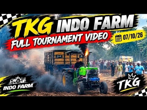 Rohit bhai New Indo Farm 1st Trolley Tournament Full Video 🚜🚀|| 07-10-2026 || TKG 