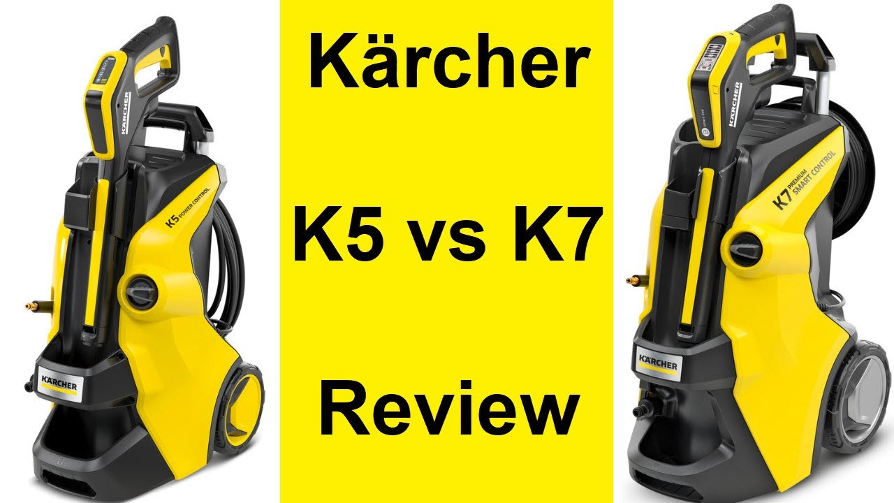 Karcher K5 vs K7 High Pressure Washer Comparison Review 