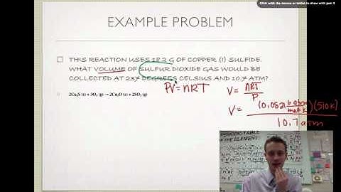 Gas Stoichiometry Video