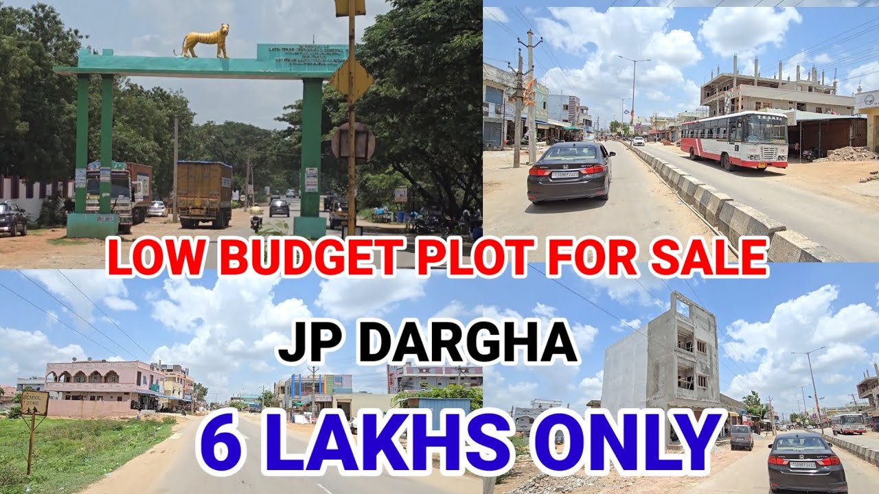 LOW BUDGET 100 SQYARD REGISTERED PLOT FOR SALE IN JP DARGHA HYDERABAD ONLY 6 LAKHS