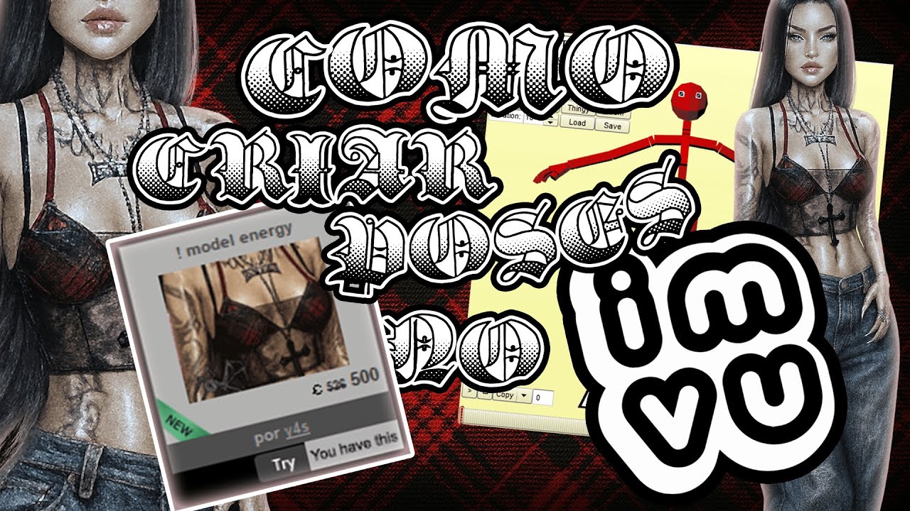 Descubra como criar POSES DE AVATAR no IMVU em 2025/2026!