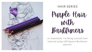 How to Color Purple Hair with Square Brutfuners | Hair Series!