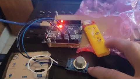 Video quá trình hoạt động của Cảm biến khí gas MQ2