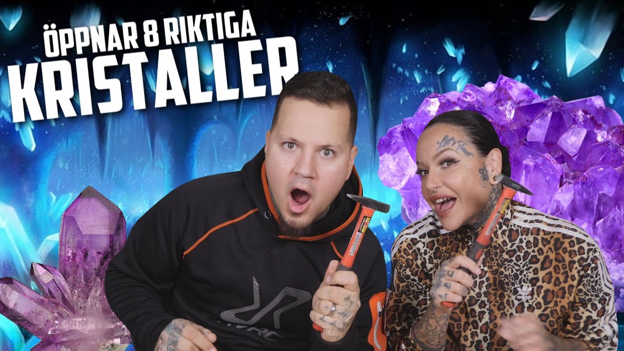 ÖPPNAR 8 RIKTIGA KRISTALLER