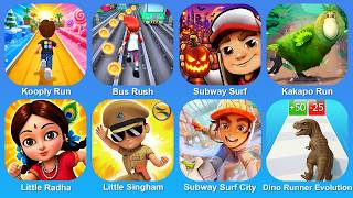 Kooply Run,Bus Rush,Subway Surf,Kakapo Run,Little Radha,Litte Singham,Subway Surf City,Dino Runner screenshot 4