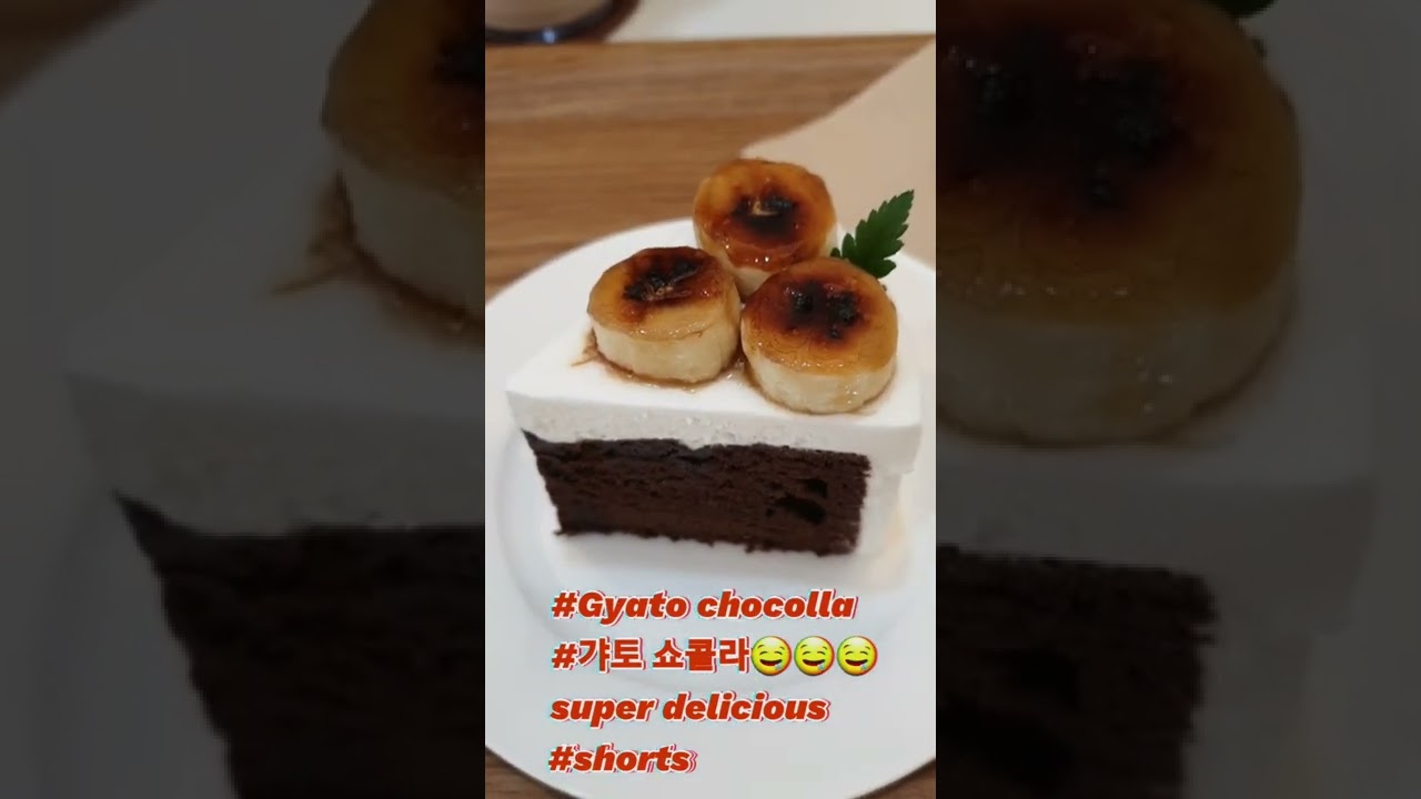Super delicious Gyato chocolla cake for dessert 