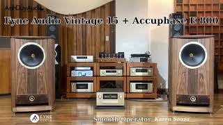Fyne Audio Vintage 15 + Accuphase E 800