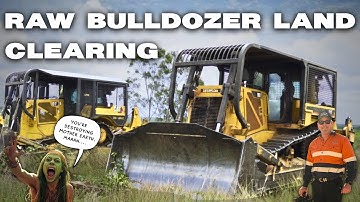 RAW Bulldozer Land Clearing with Boxvale (no editing)