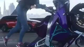 Мотодевушкаmotogirlrider Давай Догонимся Скоростью