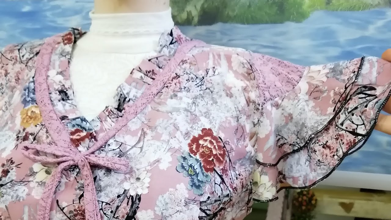 تعلم التفصيل والخياطة_تفصيل دشداشه كلوش_مع طريقه تفصيل ردن كلوش_رووعه مع تبارك