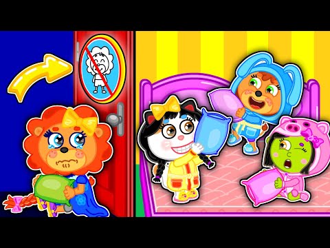 Маша и Леопольд. Пижамная вечеринка - Серии для всей семьи - Lion Family на русском