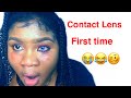 First time wearing contacts lens ?? all you need to know. #contactlens #eyes #freshlook